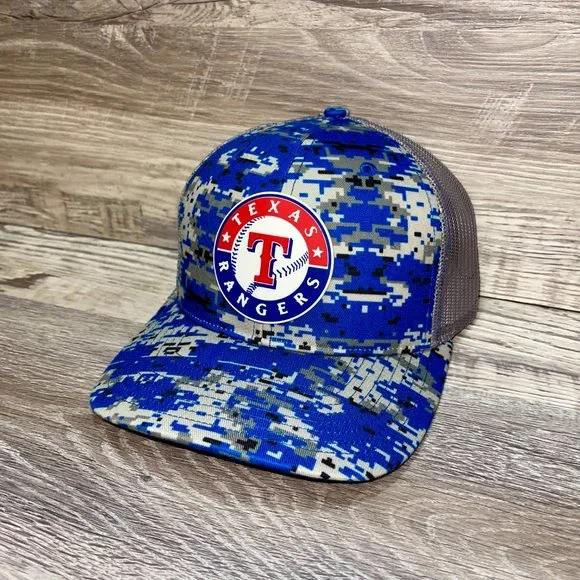 Nike Accessories Texas Rangers 3d Snapback Trucker Hat Royal